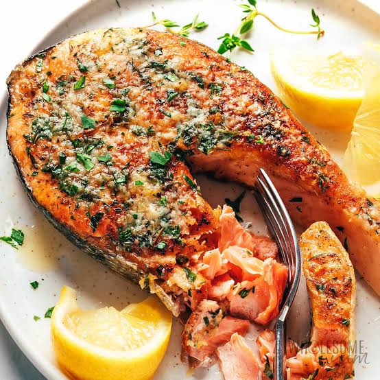 Salmon steyk